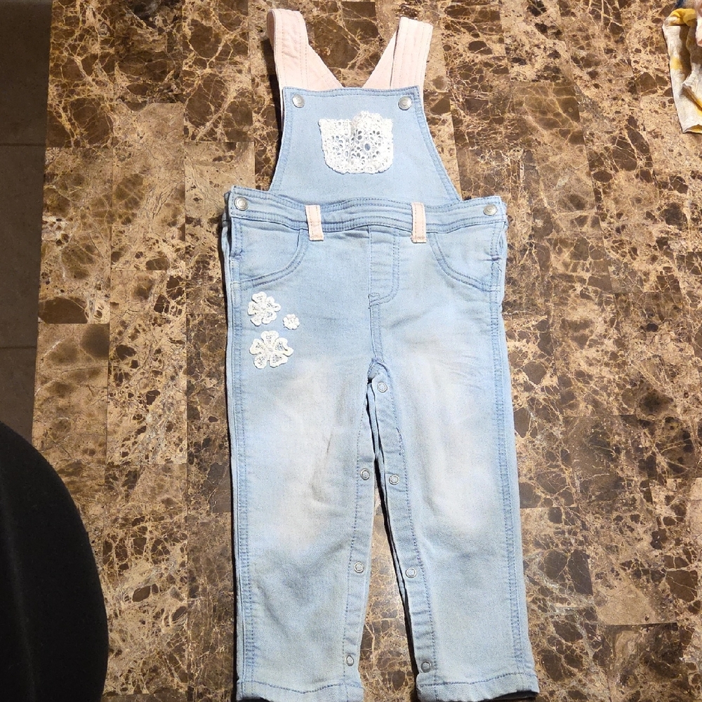 First Impressions Denim Overalls